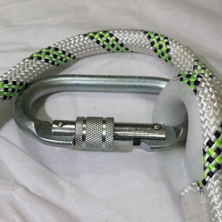 Twin Tail Rope Restraint lanyard with scaffold hooks 2mtr 